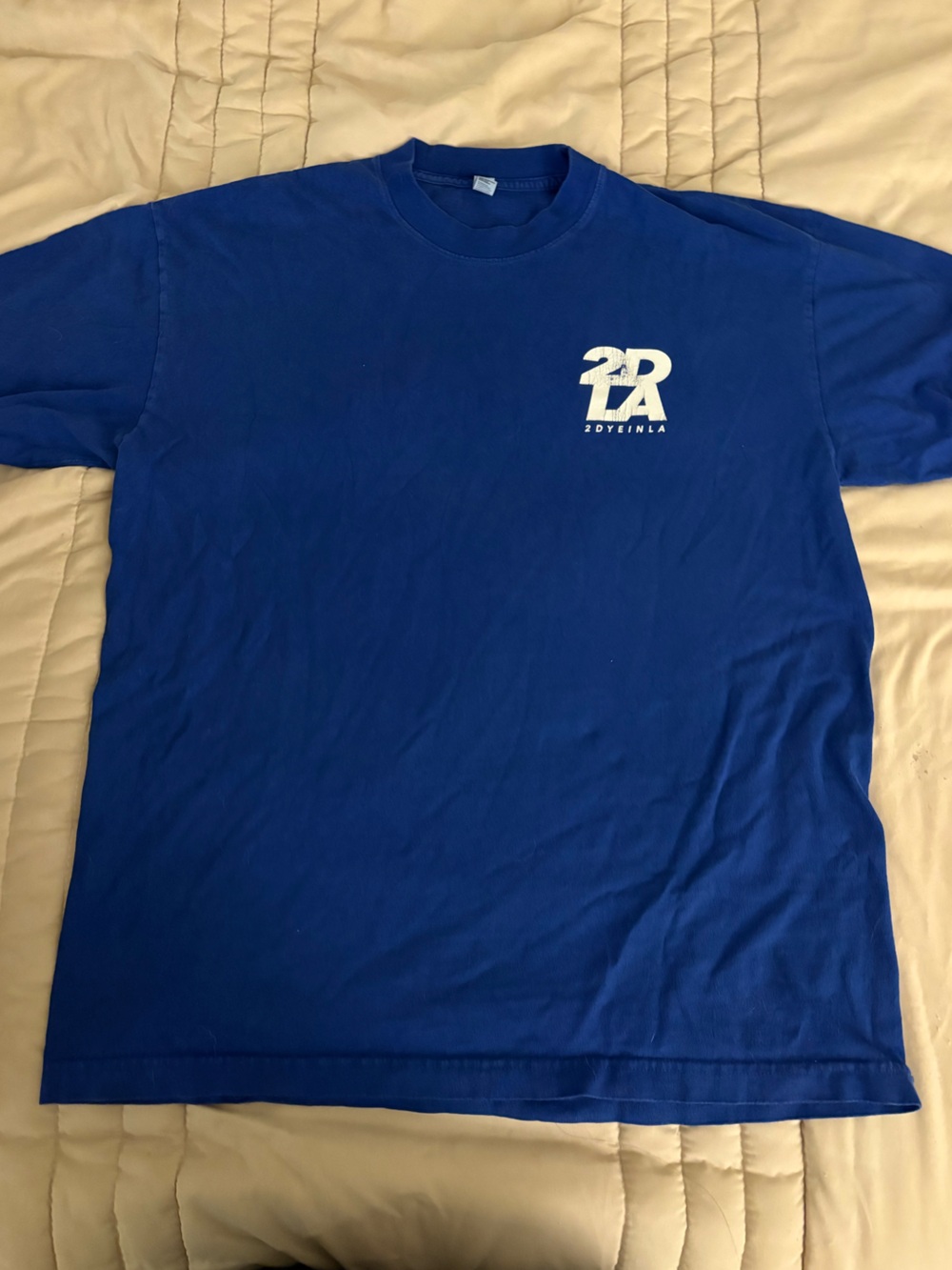 2dyeinla Men’s Royal Blue T-shirt